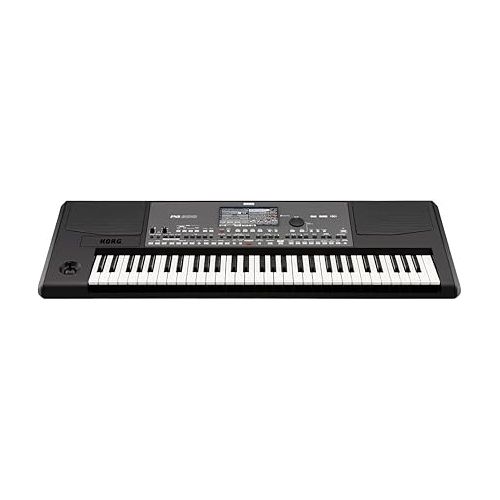  Korg PA600 61-Key Professional Arranger Keyboard with Knox Bench, Pedal and Accessory Bundle