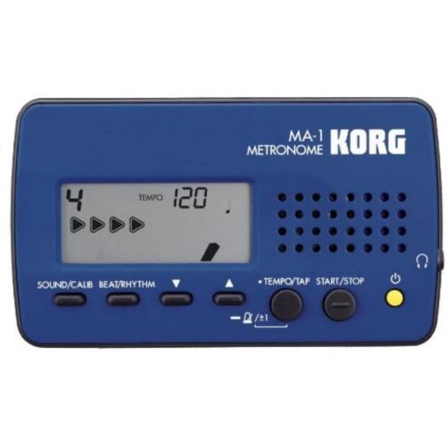  Korg MA1BL Visual Beat Counting Metronome, Blue