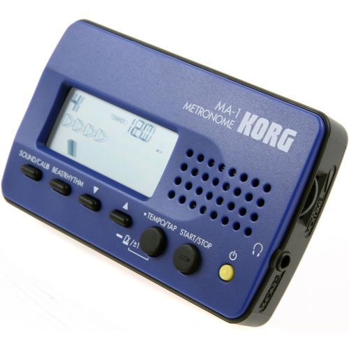  Korg MA1BL Visual Beat Counting Metronome, Blue