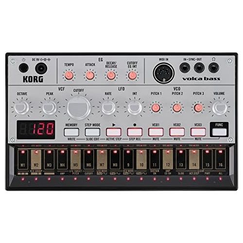  Korg Volca Bass Analogue Bass Machine Bundle with Korg Volca Mix and Austin Bazaar Polishing Cloth