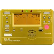 Korg TM-50 Combo Instrument Tuner and Metronome (Gold)