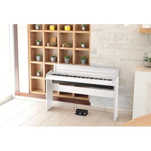  Korg 88 Key Lifestyle Piano White (LP180WH)