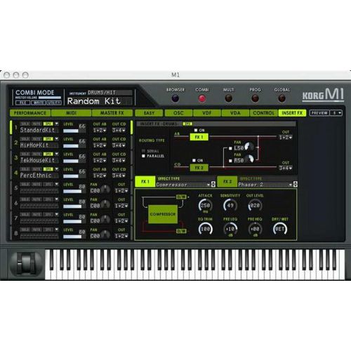  Korg microKEY 61-Key USB-Powered Keyboard - Black/White: Musical Instruments