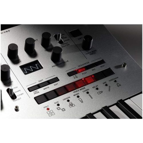  Korg Minilogue 4 Voice Polyphonic Analog Synthesizer with 200 Presets - Bundle With Gator Cases GK-2110 Micro Keyboard Bag