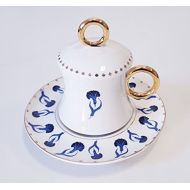 Korkmaz A8640 Freedom Bone Porcelan Tuerk Kahve takimi Mokka set Cofee cup 12 tlg