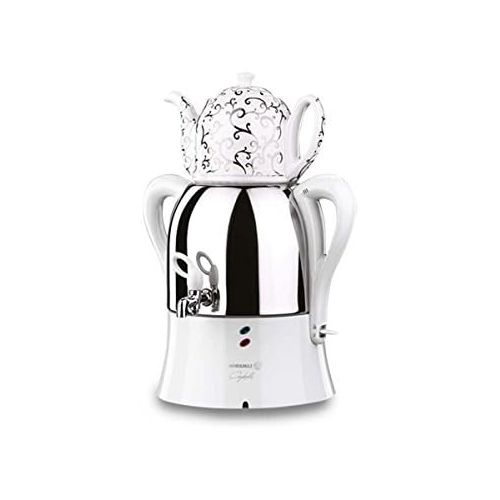  [아마존베스트]Korkmaz A342Caykolik Electrical Samovar, White