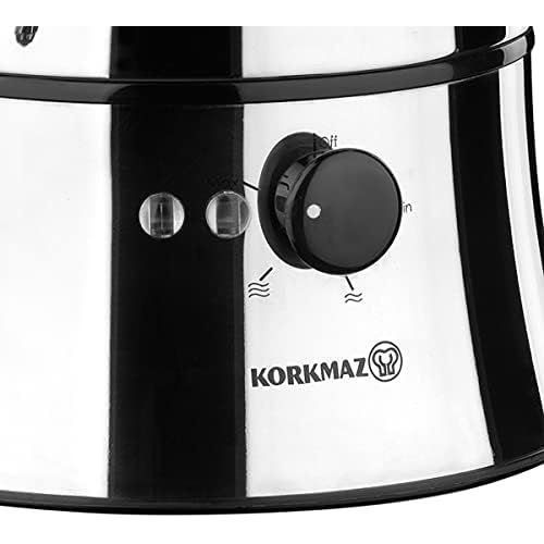  [아마존베스트]Korkmaz A338Original Nosta Samovar Semaver Kettle Black