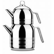 [아마존베스트]Korkmaz A098Astra 3.0LT Teapot Set Stainless Steel Induction