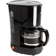 Korona 12013 Edelstahl Kaffeemaschine in Schwarz - Filter Kaffeeautomat fuer 4 Tassen Kaffee mit einer Kanne aus Glas