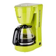 Korona 10118 Kaffeemaschine in Gruen - Filter Kaffeeautomat fuer 12 Tassen Kaffee mit einer Kanne aus Glas