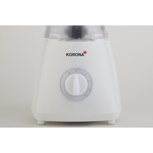  Korona - Standmixer 24020 | 450 W | 1,5 Liter | 4 Leistungsstufen | Ice-Crush-Funktion | Weiss