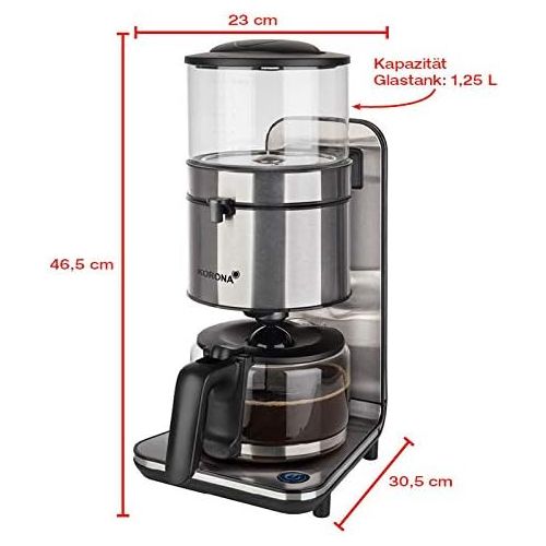  [아마존베스트]Korona electric Korona 10295 Coffee Machine Stainless Steel Brewing Process