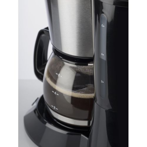  [아마존베스트]Korona 12113 Stainless Steel Coffee Machine with Timer Function - Filter Coffee Machine for 6 Cups with Glass Jug