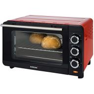 [아마존베스트]Korona 57005 Toast Oven Red 14 Litres Mini Oven with Removable Crumb Tray Small Oven