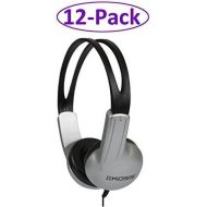 Koss 12-Pack ED1TC Insitutional Headphones for Schools, Libraries and Training Departments