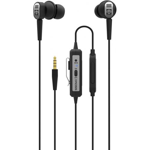  Koss QZ Buds | in-Ear Active Noise Cancelling Earbuds | in-Line Microphone and Remote | Monitor Mode | Carrying Case