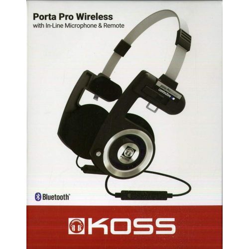  Koss Porta Pro Wireless Bluetooth On-Ear Headphones | 12+ Hour Battery | Integrated Microphone & Remote