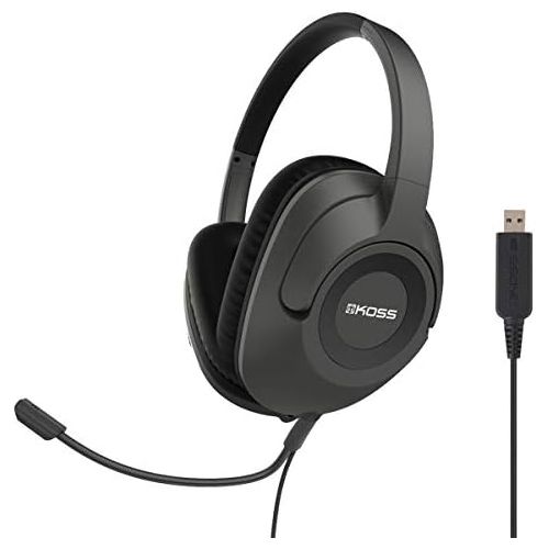  Koss SB42 USB Communication Headset | Microphone | Detachable Cord Design | Full Size Over-Ear...