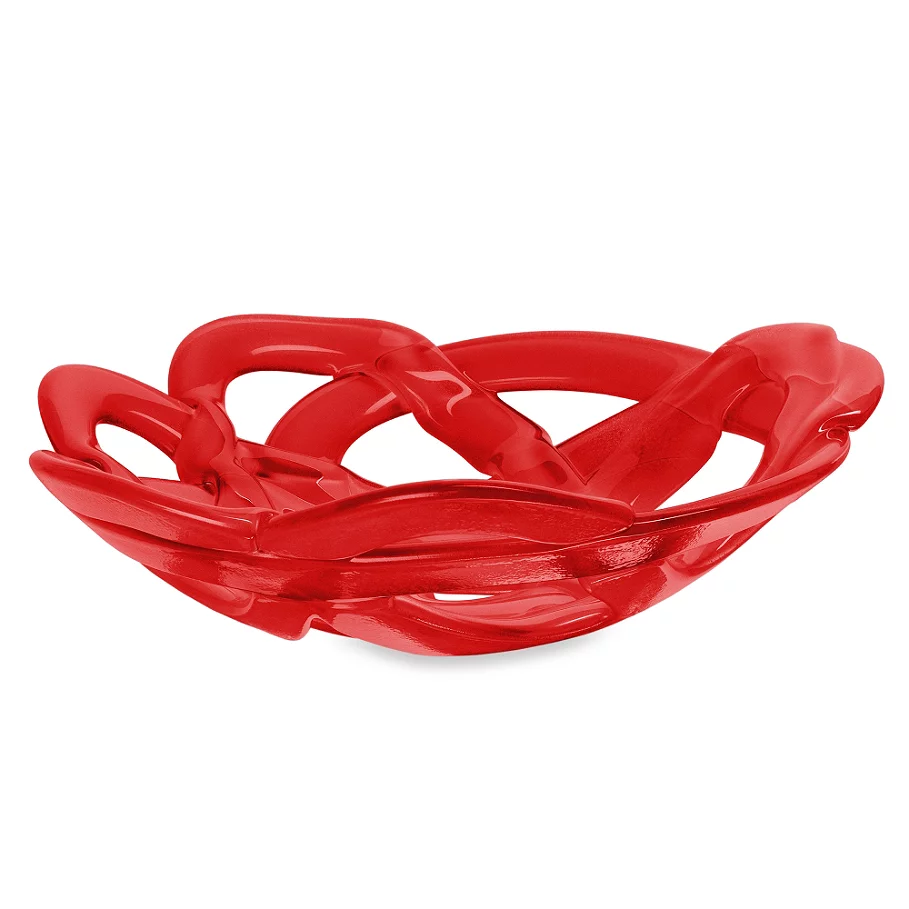 Kosta Boda Basket Bowl in Red