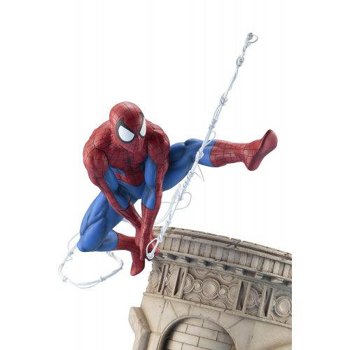 코토부키야 Kotobukiya Marvel Universe Spider-Man Webslinger Artfx Statue Collectible Figure