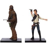 Kotobukiya Star Wars Han Solo and Chewbacca Artfx+ Statue
