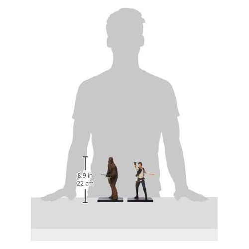 코토부키야 Kotobukiya Star Wars Han Solo and Chewbacca Artfx+ Statue