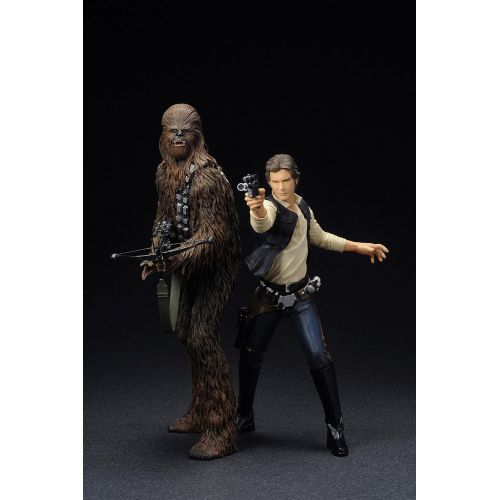 코토부키야 Kotobukiya Star Wars Han Solo and Chewbacca Artfx+ Statue