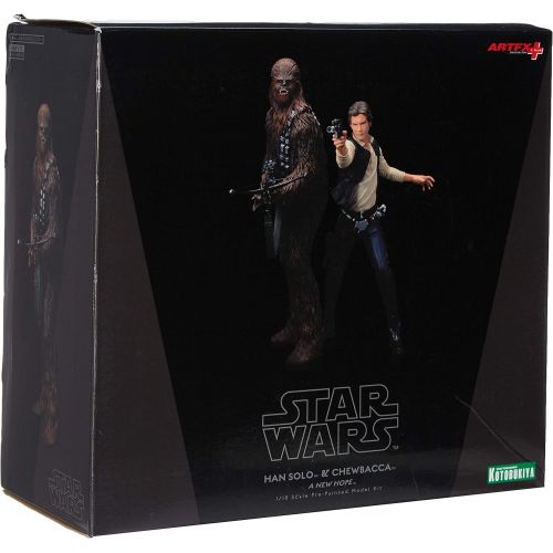 코토부키야 Kotobukiya Star Wars Han Solo and Chewbacca Artfx+ Statue