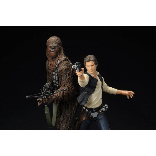 코토부키야 Kotobukiya Star Wars Han Solo and Chewbacca Artfx+ Statue