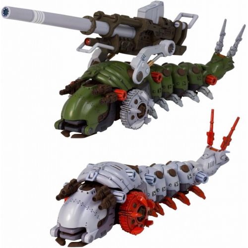 코토부키야 Kotobukiya Co., Ltd. Zoids Japanese Kotobukiya HMM Highend Master Model Kit 008 Molga & Cannonry Molga 2-Pack