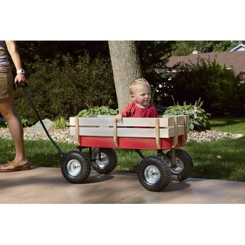  Kotulas All-Terrain Red Wagon, 220-Lb. Capacity