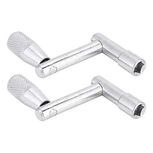  [아마존베스트]Koulate Drum Z-Type Universal Key Hand Tool Professional Continuous Motion Speed Key for Universal Drums (2 Packs)