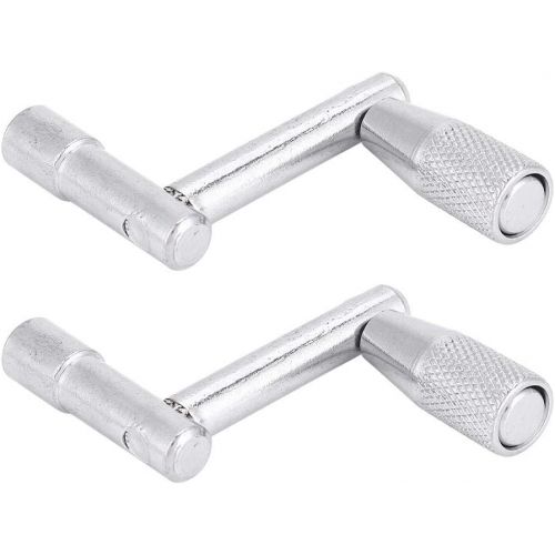  [아마존베스트]Koulate Drum Z-Type Universal Key Hand Tool Professional Continuous Motion Speed Key for Universal Drums (2 Packs)