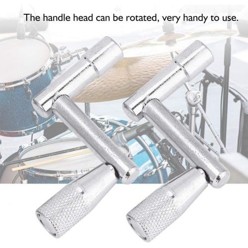  [아마존베스트]Koulate Drum Z-Type Universal Key Hand Tool Professional Continuous Motion Speed Key for Universal Drums (2 Packs)