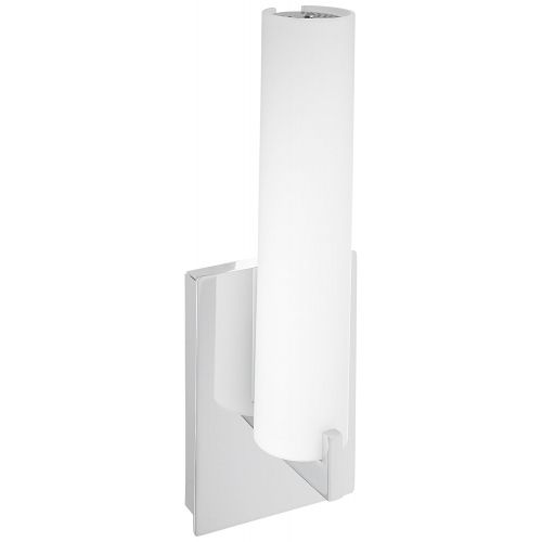  George Kovacs P5040-084-L, Tube, LED Wall Sconce, Brushed Nickel