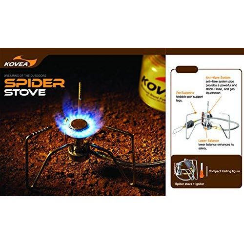  Kovea Spider Stove, Small, Silver