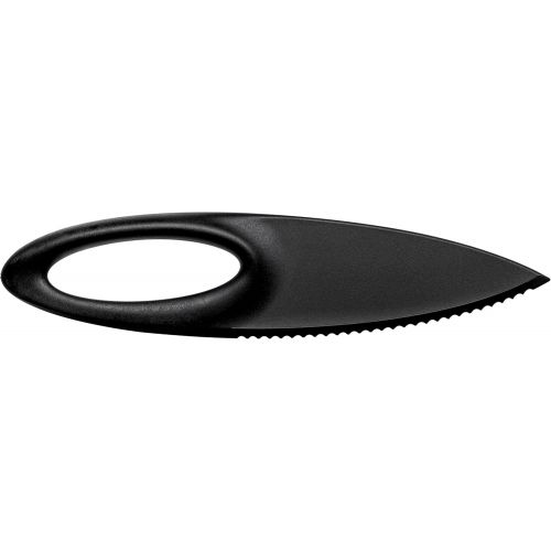  koziol Gourmetmesser Sahsa M, Kunststoff, solid schwarz, 2 x 5,8 x 24,8 cm