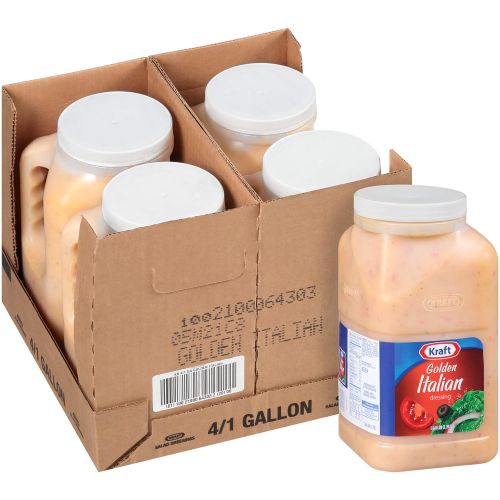  Kraft Golden Italian Salad Dressing, 128 Ounce Jug (Case of 4 Jugs)