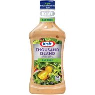 Kraft Free Thousand Island Fat Free Dressing, 16-Ounce Plastic Bottles (Pack of 6)