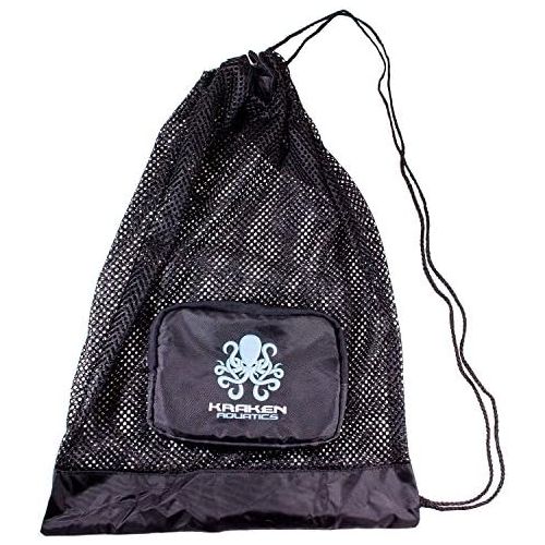  [아마존베스트]Kraken Aquatics Compact Mesh Gear Bag | for Scuba Diving, Snorkeling, Swimming, Beach and Sports Equipment