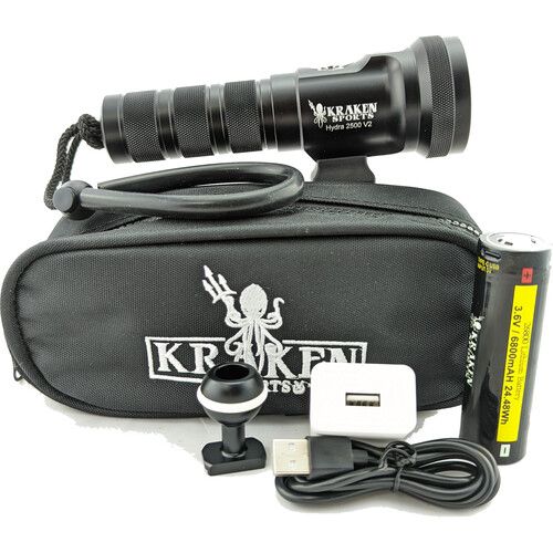  Kraken Sports Hydra 2500 V2 Underwater Light