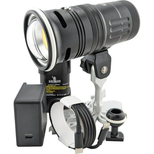  Kraken Sports LTD 10000 Rechargeable Underwater Video Light