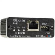 Kramer FC-102Net 2-Channel Dante Encoder & PoE Acceptor
