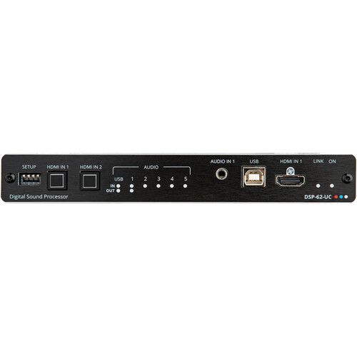  Kramer 6x2 PoE Audio Matrix DSP with HDMI Switcher, AEC & HDBaseT