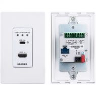 Kramer WP-20CT HDMI & USB Type-C Wall Plate Auto Switcher and HDBaseT Transmitter (Decora Style)