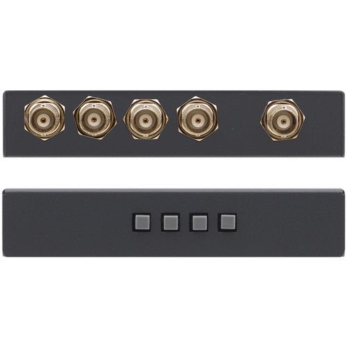  Kramer 4X1VB Mechanical Video Switcher, 4x1, Composite (BNC), Mini Series