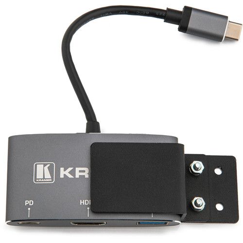  Kramer KDock-1 3-Port Multi-Adapter Hub with Pass-Through Charging