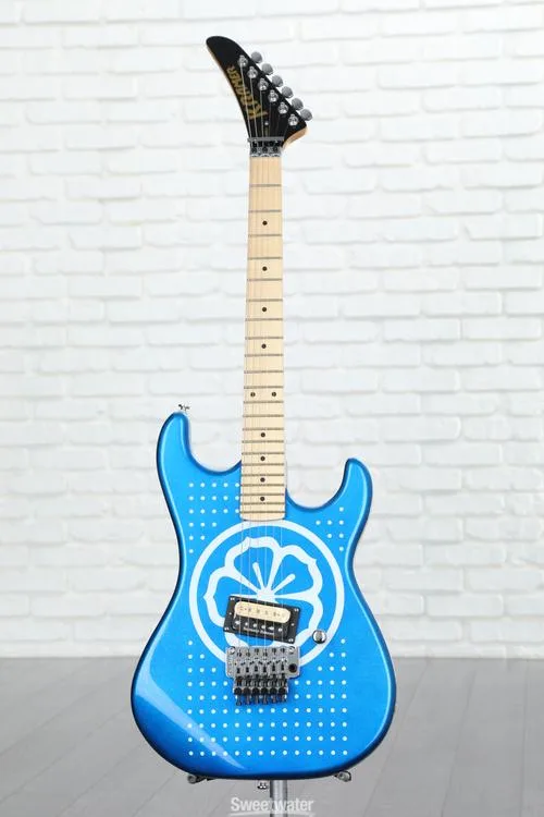  Kramer Baretta Electric Guitar - White Lotus Candy Blue