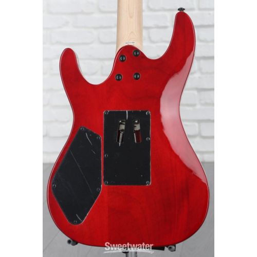  Kramer Striker Figured HSS Electric Guitar - Transparent Red