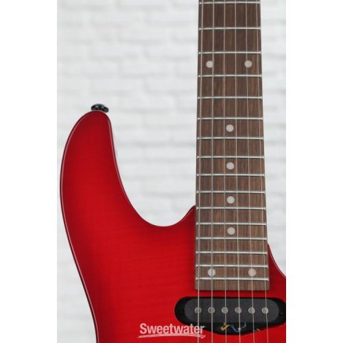  Kramer Striker Figured HSS Electric Guitar - Transparent Red